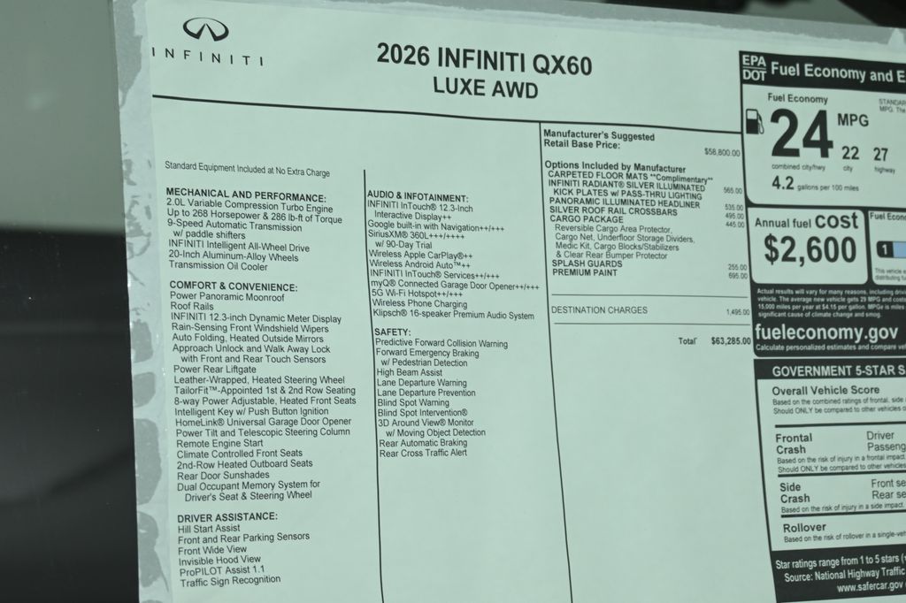 Thumbnail: 2026 INFINITI QX60 - 32
