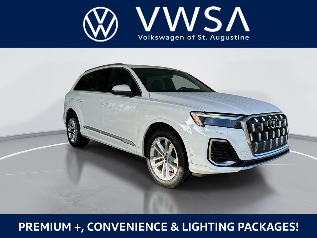 Carrara White 2025 Audi Q7 quattro Premium Plus 55 TFSI SUV / Crossover All-Wheel Drive 8-Speed Automatic