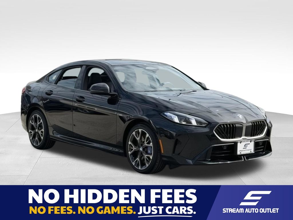 Black Sapphire Metallic 2026 BMW 2 Series Sedan All-Wheel Drive 7-Speed Automatic