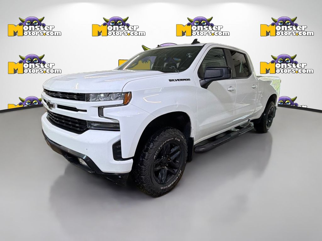 White 2020 Chevrolet Silverado 1500 RST Crew Cab 4WD Pickup Truck Four-Wheel Drive 8-Speed Automatic