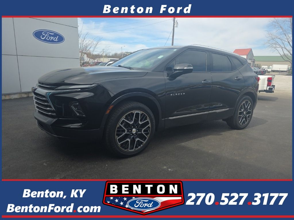 Black 2023 Chevrolet Blazer Premier FWD SUV / Crossover Front-Wheel Drive 9-Speed Automatic Overdrive