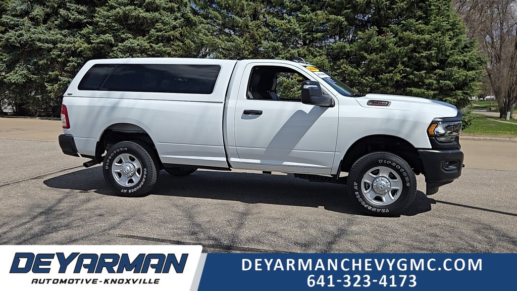 Bright White Clearcoat 2024 RAM 2500 Tradesman LB 4WD Pickup Truck Four-Wheel Drive 8-Speed Automatic