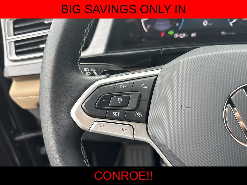2024 Volkswagen Atlas Cross Sport 2.0T SE w/Technology Black at DeMontrond Gulf Freeway