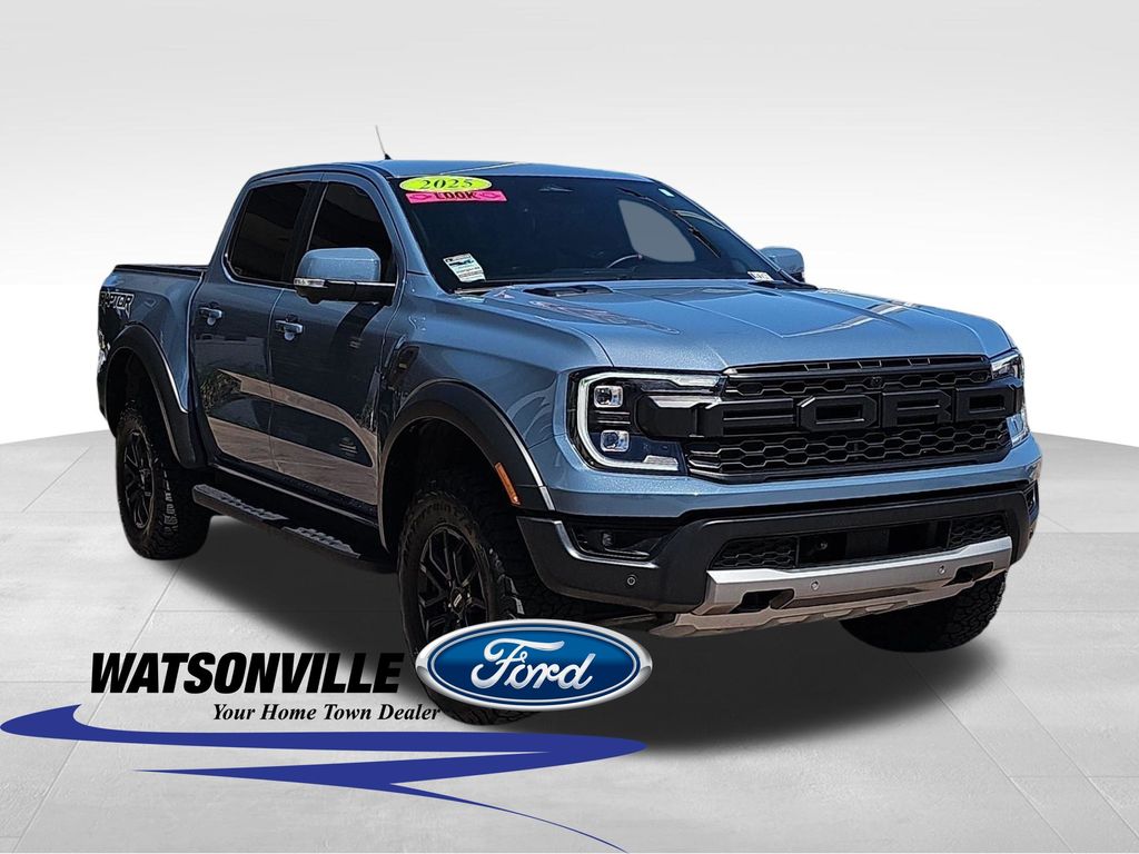 Blue (Azure Gray Metallic Tri-Coat) 2025 Ford Ranger Pickup Truck Four-Wheel Drive Automatic
