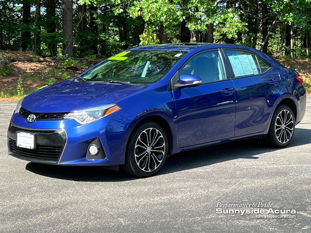 Blue Crush Metallic 2016 Toyota Corolla Sedan Front-Wheel Drive Continuously Variable Transmission