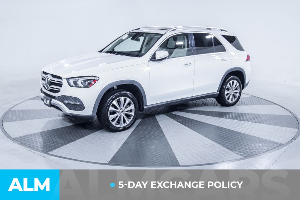 Used 2021 White Mercedes-Benz GLE 350 image 3