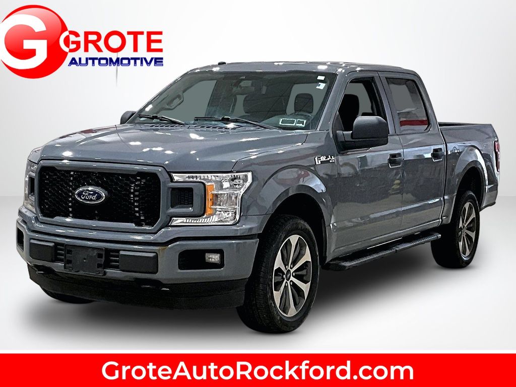 Gray Metallic 2019 Ford F-150 Pickup Truck Four-Wheel Drive Automatic