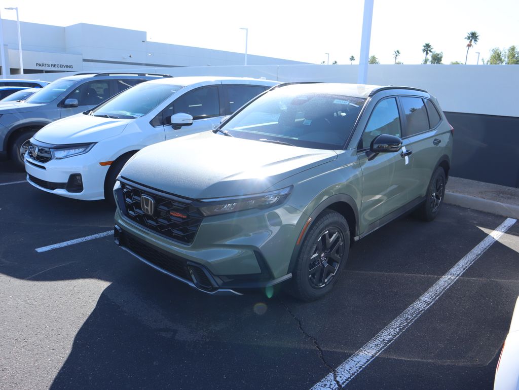 Ash Green Metallic 2026 Honda CR-V Hybrid TrailSport AWD SUV / Crossover All-Wheel Drive Continuously Variable Transmission