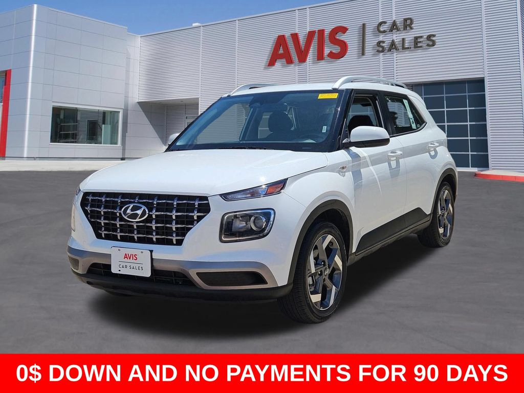 Lunar White 2025 Hyundai Venue SEL FWD SUV / Crossover Front-Wheel Drive Continuously Variable Transmission