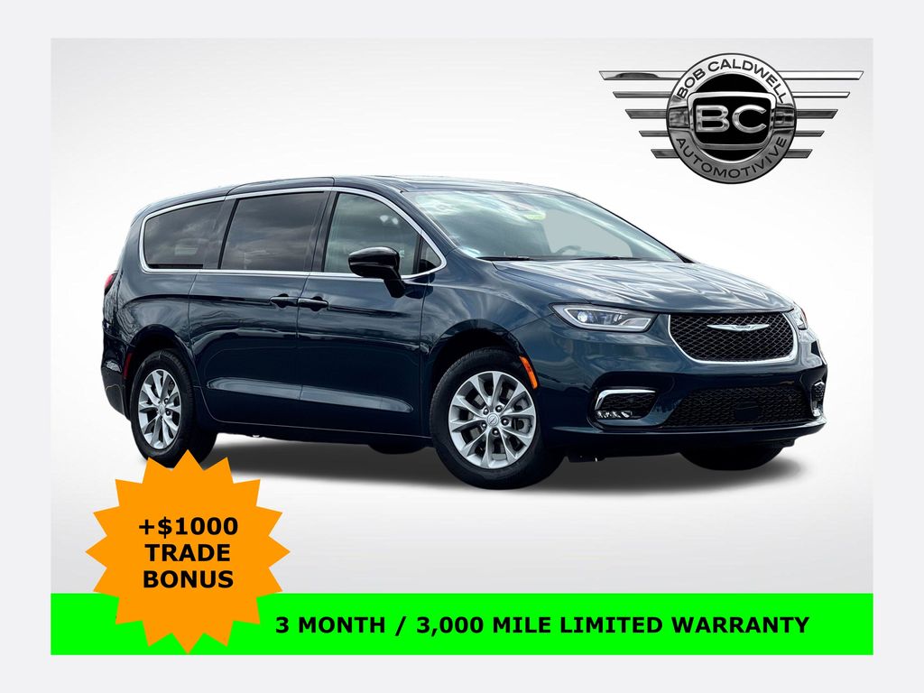 Fathom Blue Pearlcoat 2025 Chrysler Pacifica Select AWD Minivan All-Wheel Drive 9-Speed Automatic