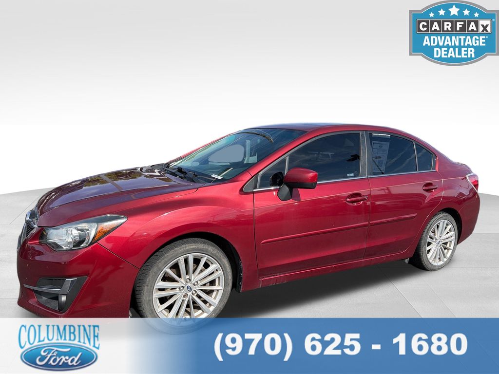 Venetian Red Pearl 2015 Subaru Impreza Sedan All-Wheel Drive Continuously Variable Transmission