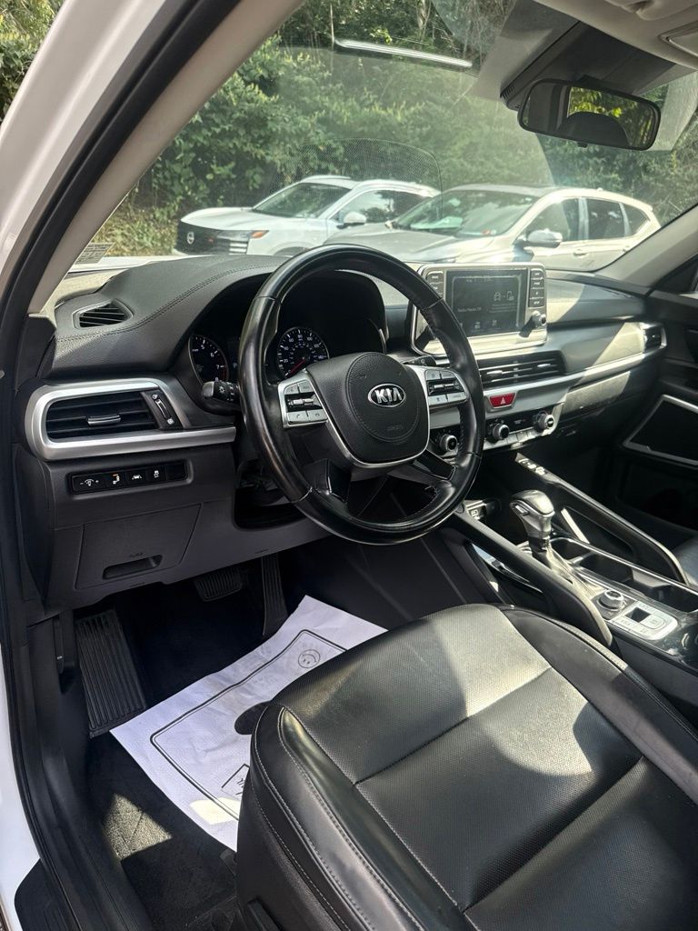 2021 Kia Telluride S White at South Hills Kia