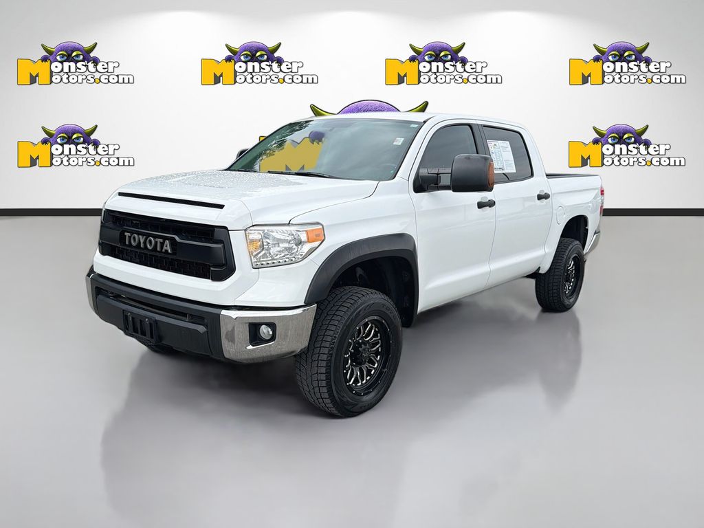 White 2016 Toyota Tundra Pickup Truck Four-Wheel Drive 6-Speed Automatic Overdrive
