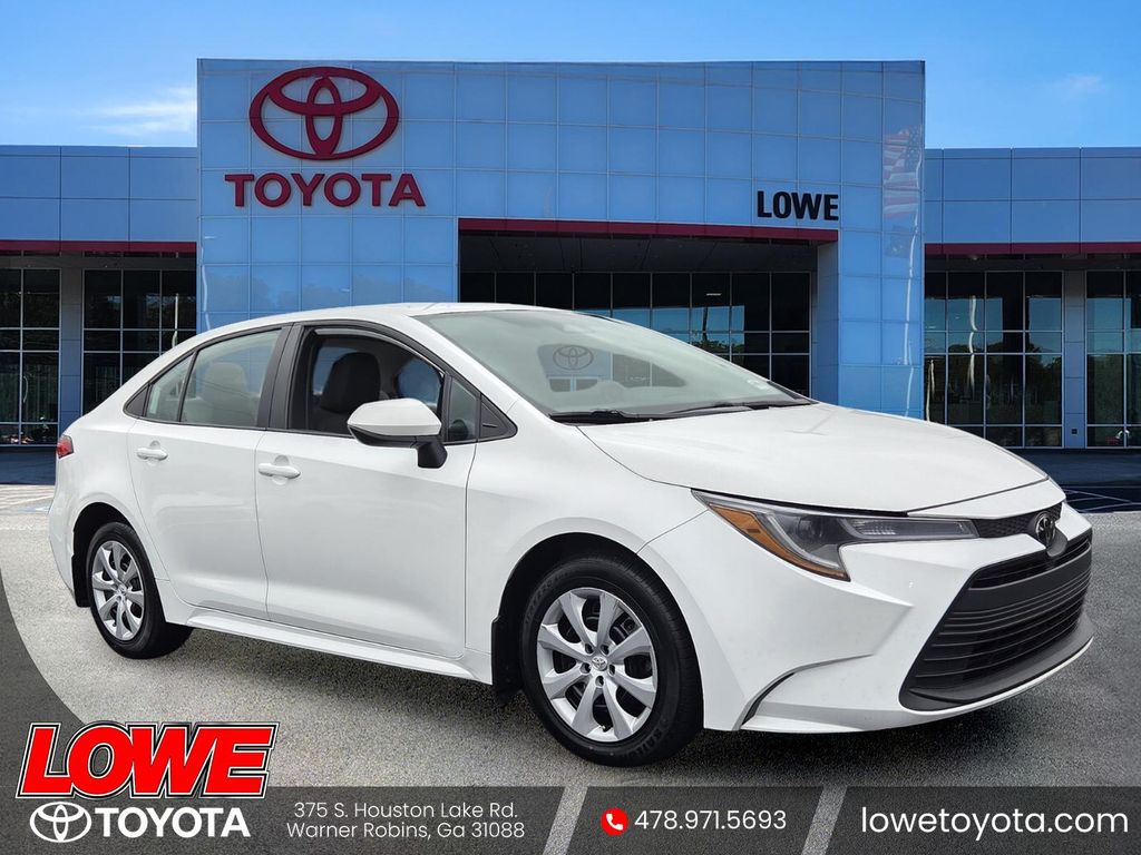 Ice Cap 2024 Toyota Corolla LE FWD Sedan Front-Wheel Drive Continuously Variable Transmission