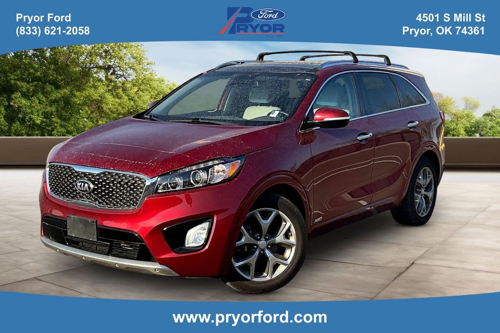 Remington Red Metallic 2017 Kia Sorento SX V6 AWD SUV / Crossover All-Wheel Drive 6-Speed Automatic