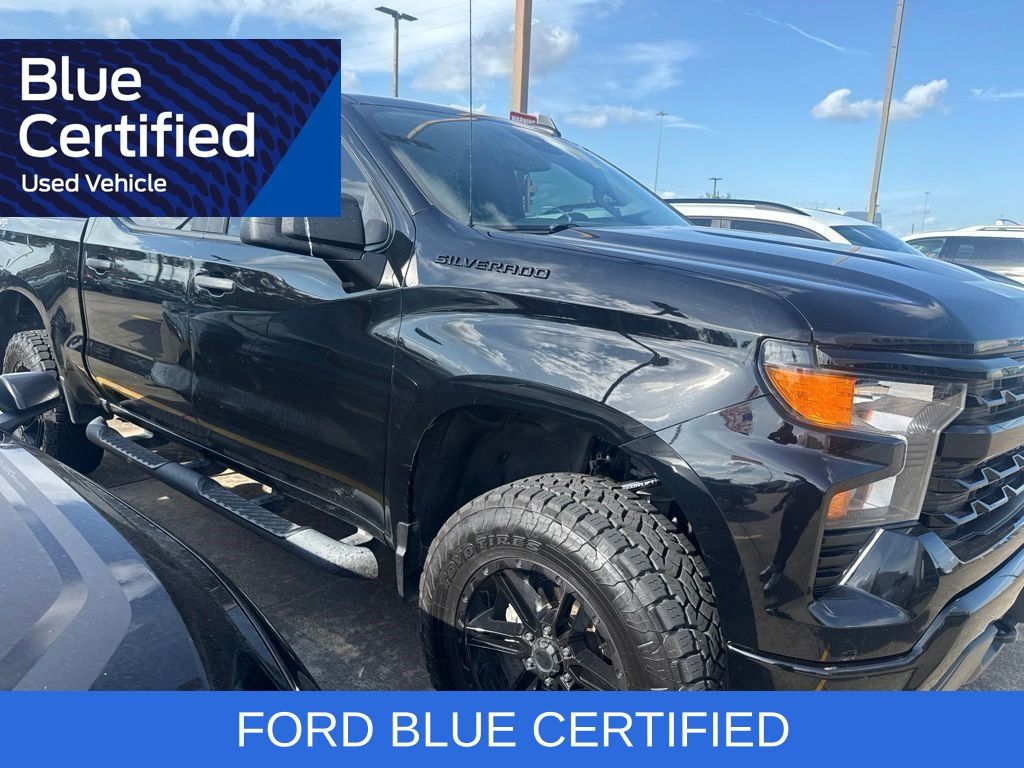 Black 2022 Chevrolet Silverado 1500 Pickup Truck Four-Wheel Drive 8-Speed Automatic