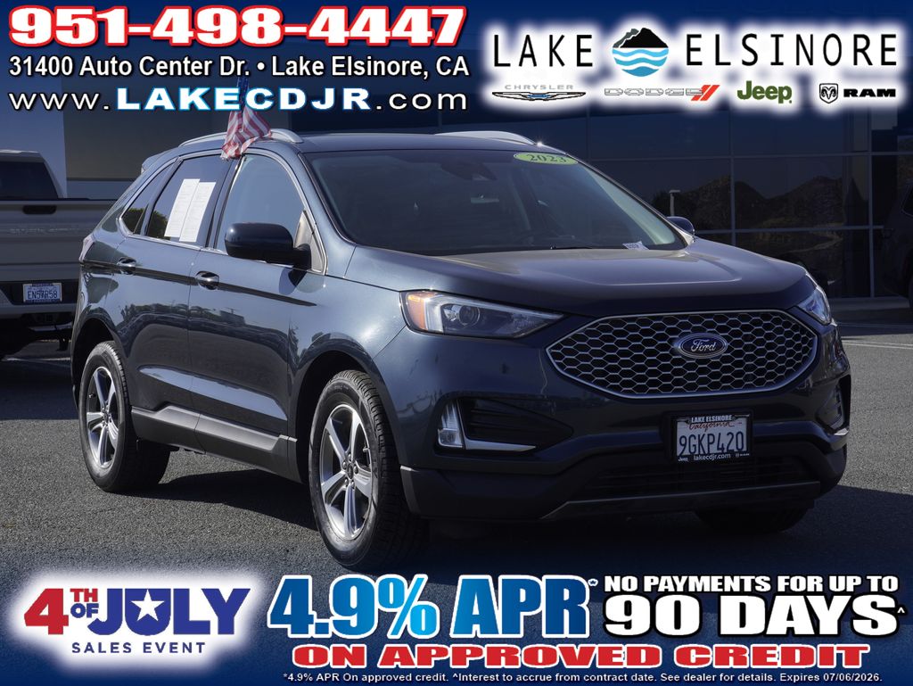 Blue Metallic 2023 Ford Edge SUV / Crossover All-Wheel Drive 8-Speed Automatic
