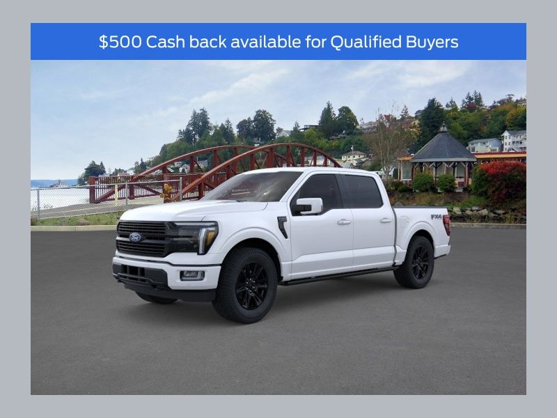Star White Metallic Tri-Coat 2026 Ford F-150 Platinum SuperCrew 4WD Pickup Truck Four-Wheel Drive Automatic