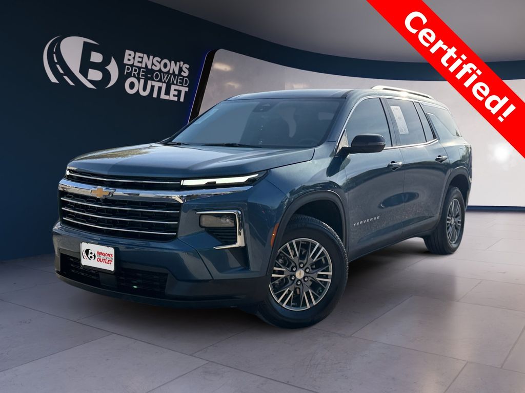 Lakeshore Blue Metallic 2025 Chevrolet Traverse LT FWD SUV / Crossover Front-Wheel Drive 8-Speed Automatic