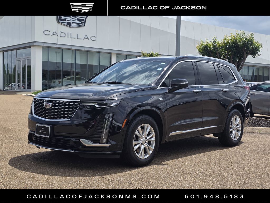 Stellar Black Metallic 2025 Cadillac XT6 Luxury FWD SUV / Crossover Front-Wheel Drive 9-Speed Automatic