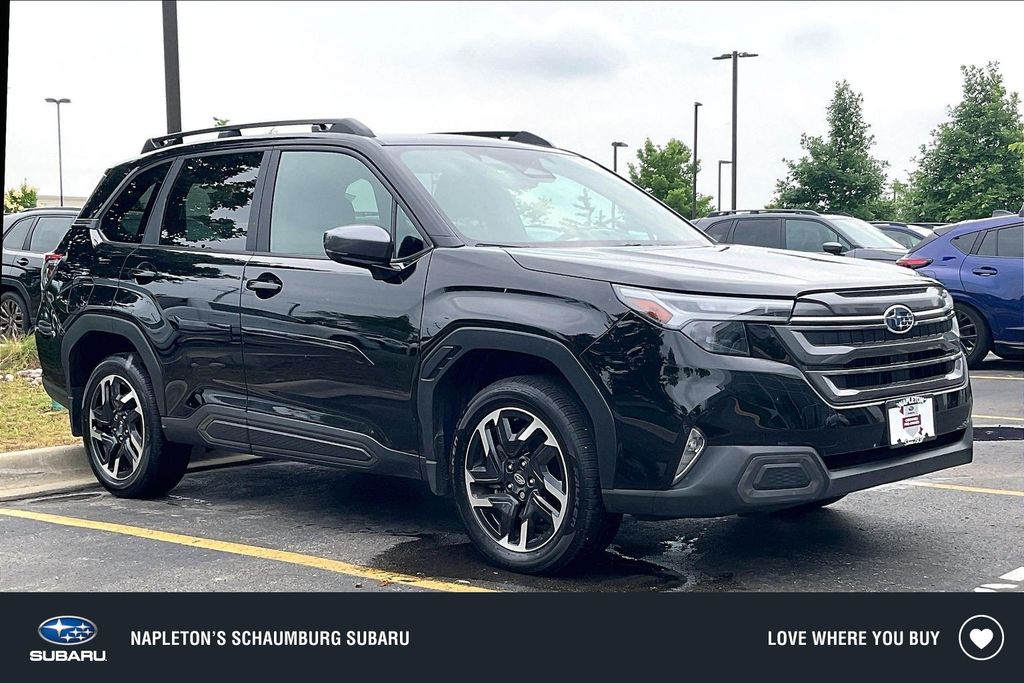 Crystal Black Silica 2026 Subaru Forester SUV / Crossover All-Wheel Drive Continuously Variable Transmission