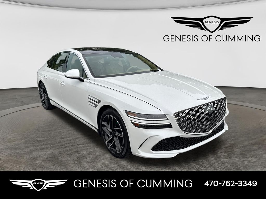White 2026 Genesis G80 Sedan All-Wheel Drive 8-Speed Automatic