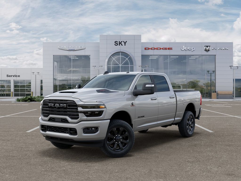 Silver Zynith 2026 RAM 2500 Laramie Crew Cab 4WD Pickup Truck Four-Wheel Drive 8-Speed Automatic