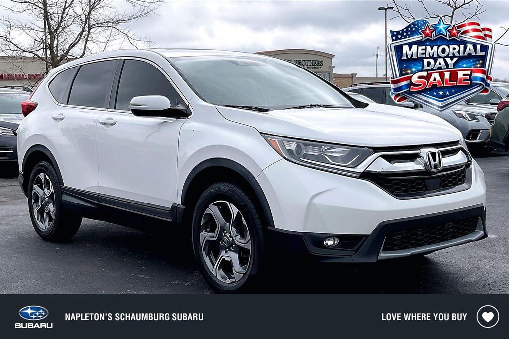 Platinum White Pearl 2019 Honda CR-V EX-L AWD SUV / Crossover All-Wheel Drive Continuously Variable Transmission
