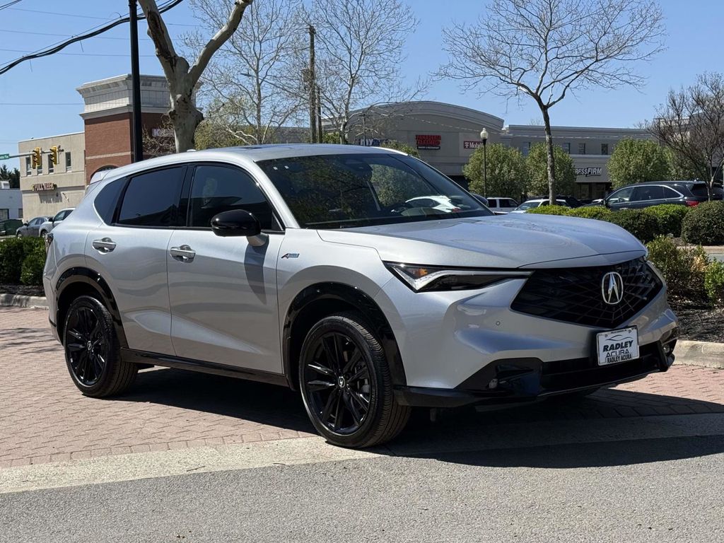 Solar Silver Metallic 2025 Acura ADX SH-AWD with A-SPEC and Advance Package SUV / Crossover All-Wheel Drive Continuously Variable Transmission