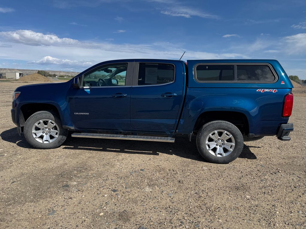 Pacific Blue Metallic 2019 Chevrolet Colorado LT Crew Cab 4WD Pickup Truck Four-Wheel Drive 8-Speed Automatic