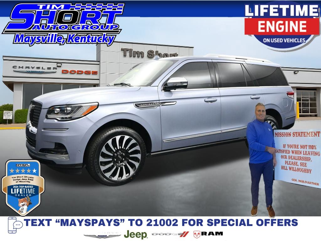 Crystal Blue Metallic 2024 Lincoln Navigator SUV / Crossover Four-Wheel Drive Automatic