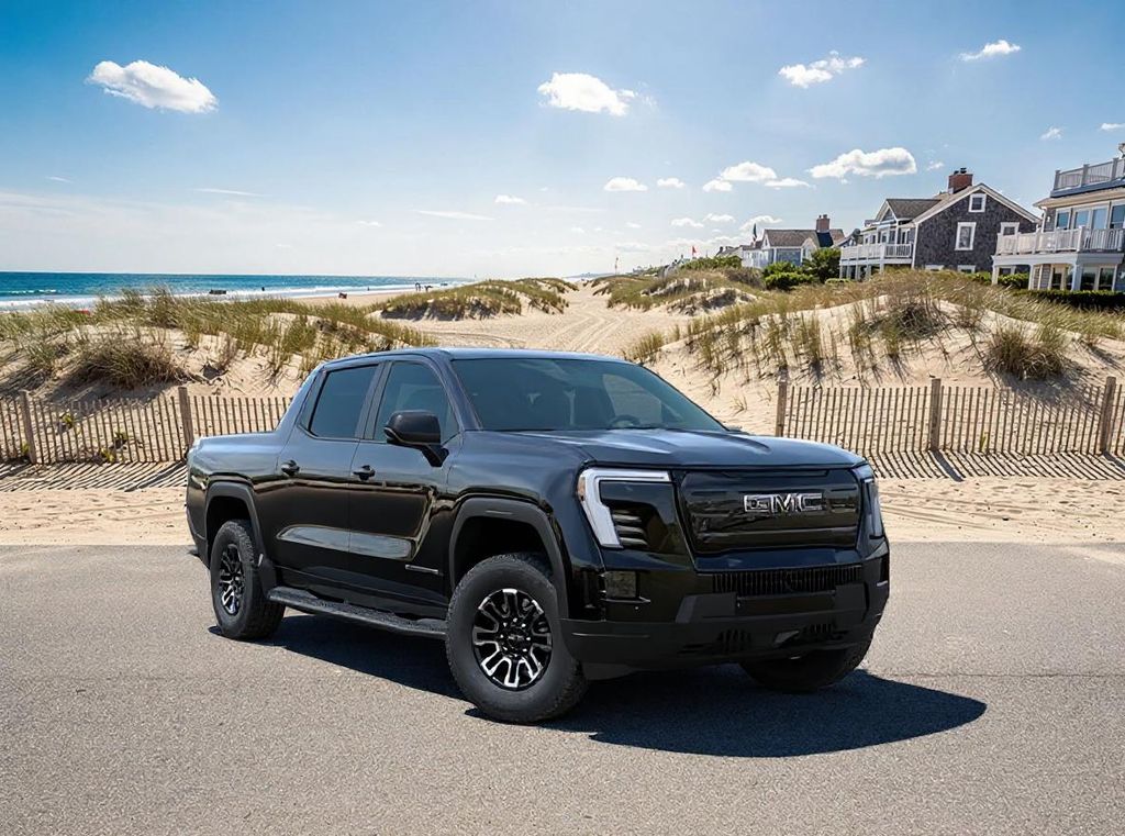 Onyx Black 2026 GMC Sierra EV Pickup Truck All-Wheel Drive 1-Speed Automatic