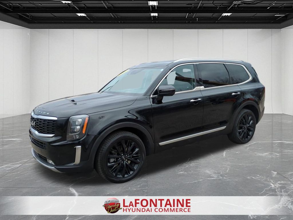 Ebony Black 2022 Kia Telluride SX AWD SUV / Crossover All-Wheel Drive 8-Speed Automatic