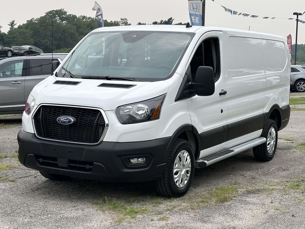 Oxford White 2025 Ford Transit Cargo Van Rear-Wheel Drive