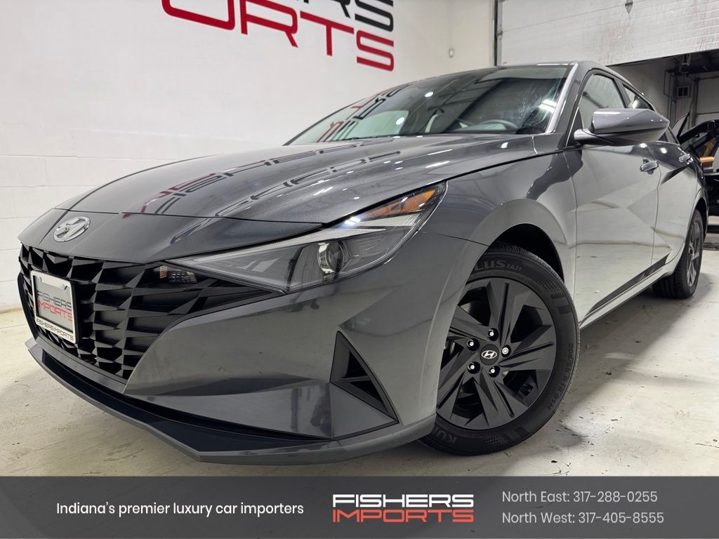 Ecotronic Gray 2023 Hyundai Elantra Sedan Front-Wheel Drive Continuously Variable Transmission