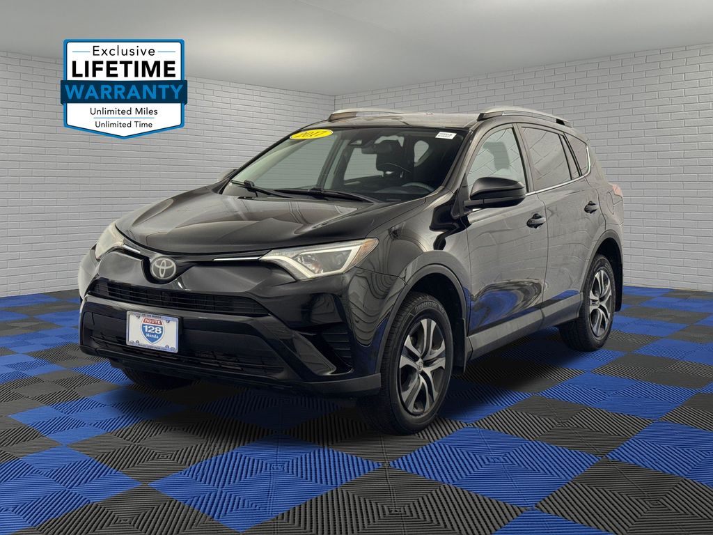 Black 2017 Toyota RAV4 LE AWD SUV / Crossover All-Wheel Drive 6-Speed Automatic