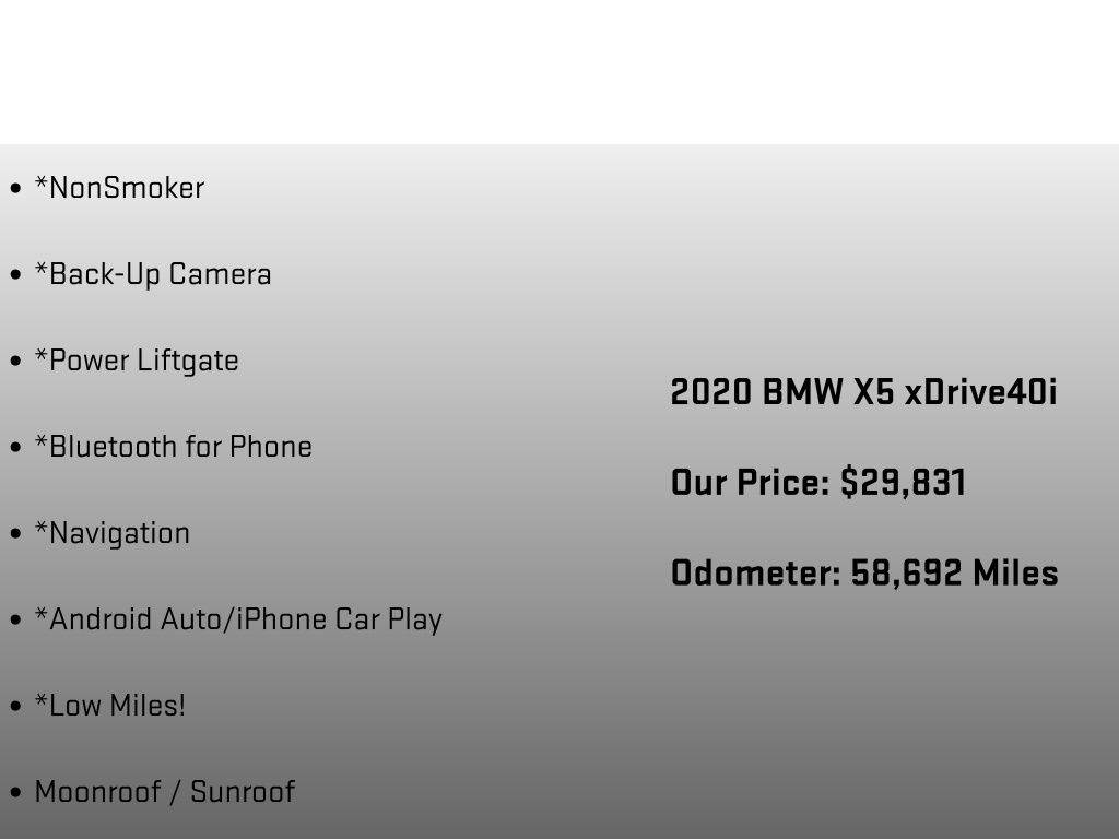 2020 BMW X5 xDrive40i - 11