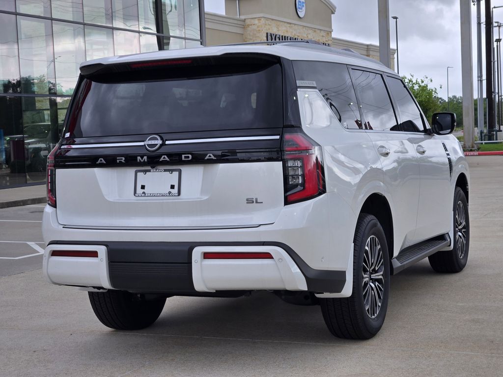 2026 Nissan Armada SL White at Bravo Nissan