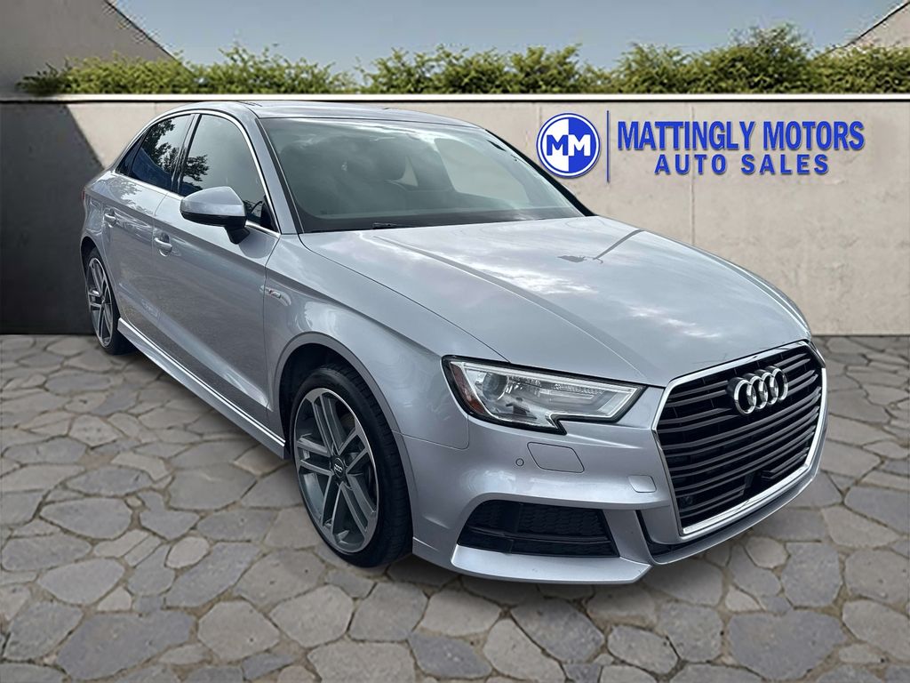 Silver Metallic 2018 Audi A3 2.0T Premium Plus Sedan FWD Sedan Front-Wheel Drive 6-Speed Automatic