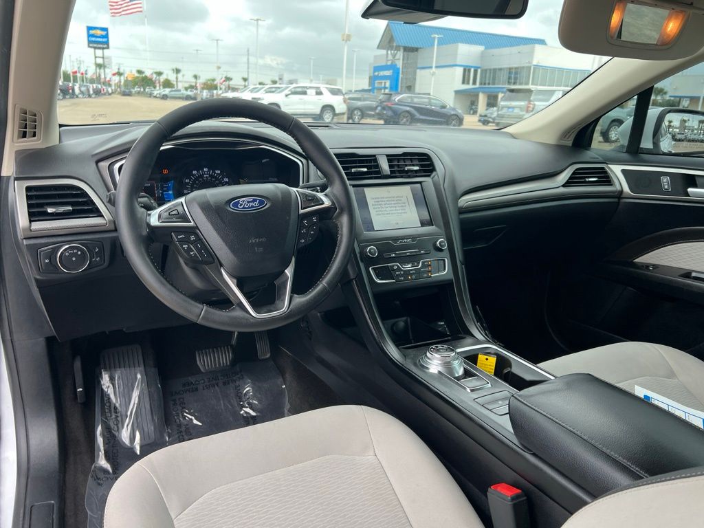 2020 Ford Fusion SE White at DeMontrond Ford