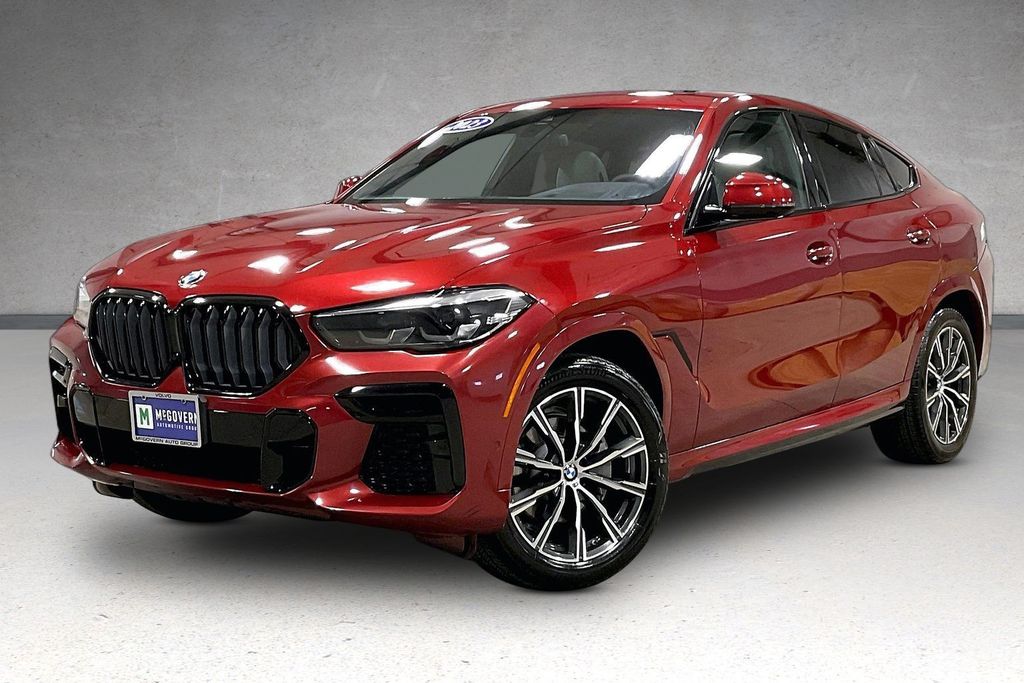 Flamenco Red Metallic 2023 BMW X6 xDrive40i AWD SUV / Crossover All-Wheel Drive 8-Speed Automatic