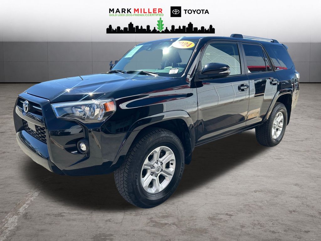 Midnight Black Metallic 2024 Toyota 4Runner SUV / Crossover Four-Wheel Drive Automatic