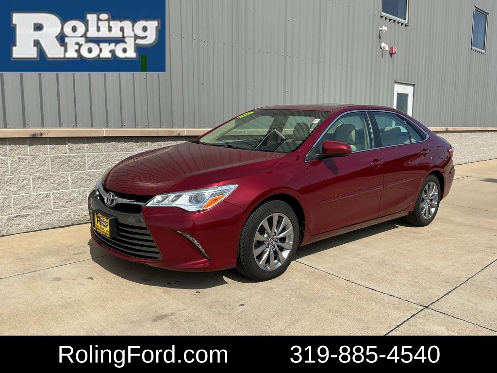 Red 2017 Toyota Camry Sedan 6-Speed Automatic
