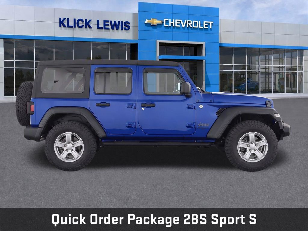 2018 Jeep Wrangler Unlimited Sport S Blue at Rochrich Mazda