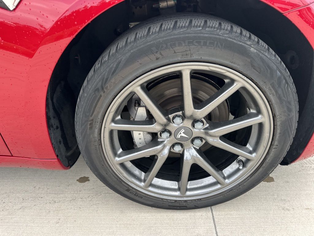 2018 Red Multi-Coat Tesla Model 3 Long Range AWD Sedan