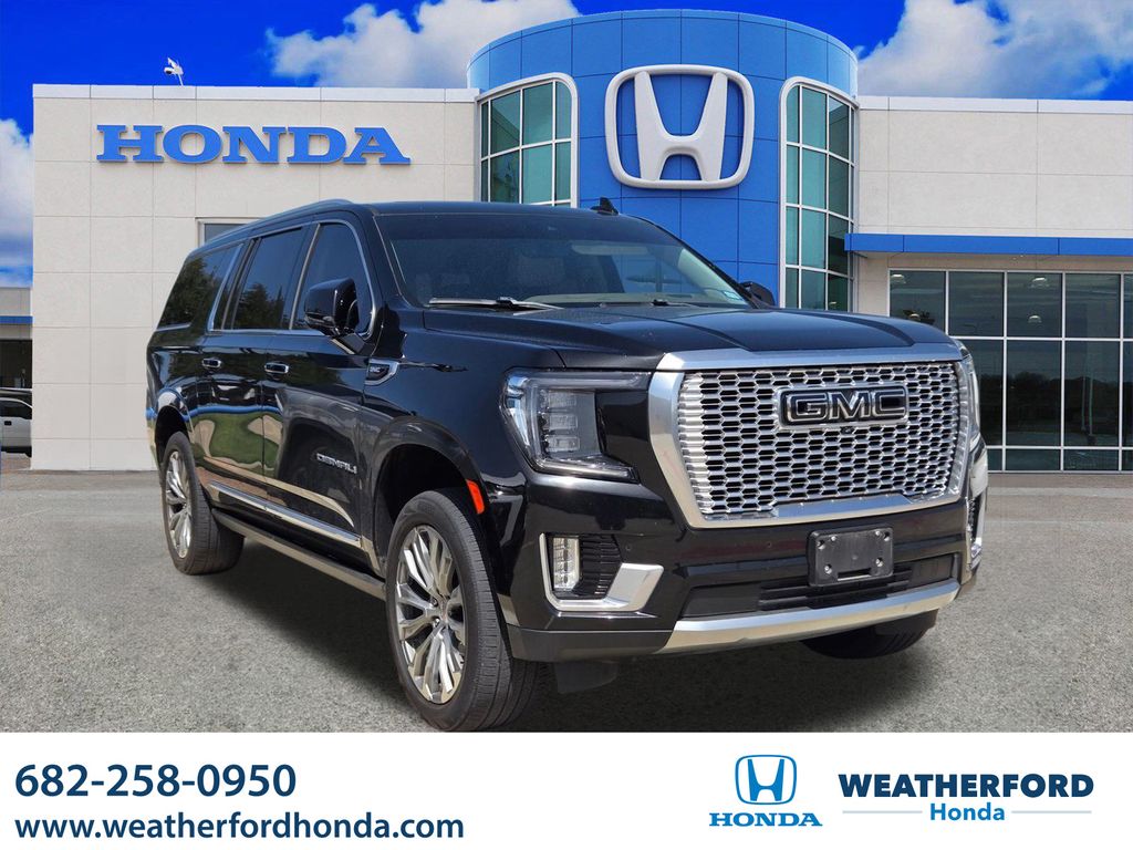 Onyx Black 2021 GMC Yukon XL SUV / Crossover Four-Wheel Drive