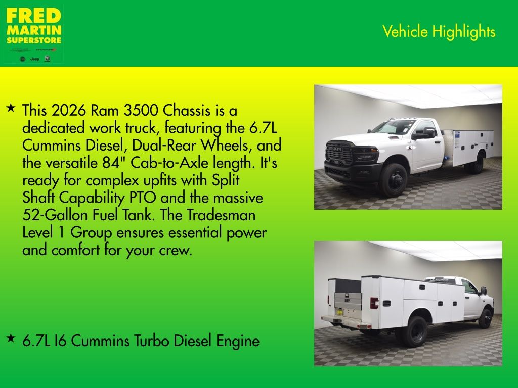 new 2026 Ram 3500 car, priced at $74,334