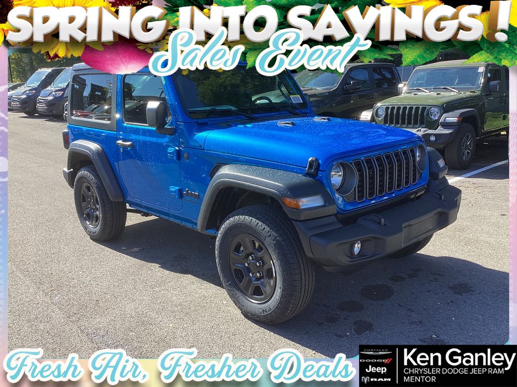 Hydro Blue Pearl Coat 2026 Jeep Wrangler Sport 2-Door 4WD SUV / Crossover Four-Wheel Drive 8-Speed Automatic