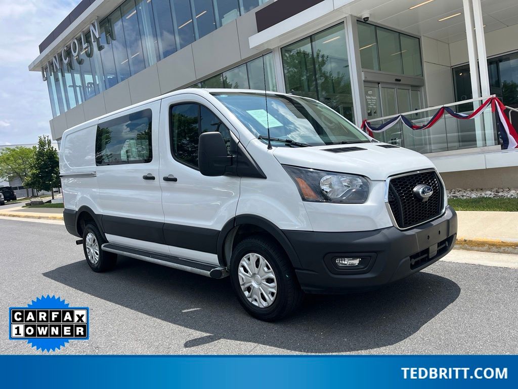 Oxford White 2025 Ford Transit Cargo Van Rear-Wheel Drive