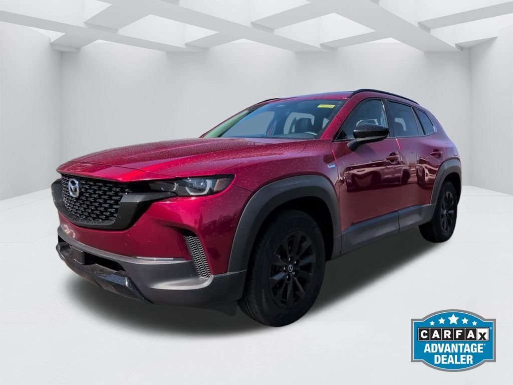Soul Red Crystal Metallic 2025 Mazda CX-50 Hybrid Premium AWD SUV / Crossover All-Wheel Drive Continuously Variable Transmission